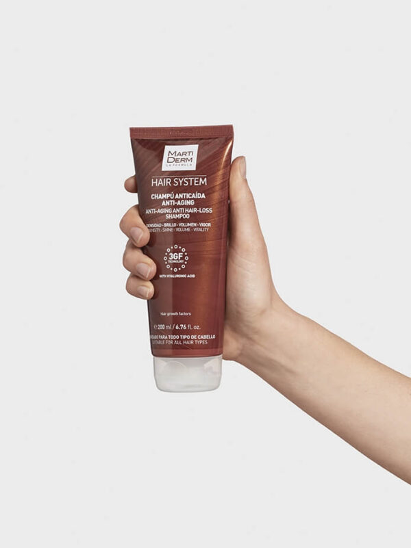 HAIR SYSTEM 3GF ANTI-HAIR LOSS ANTISEBOR. SHAMPOO - 200 ml - Imagen 2